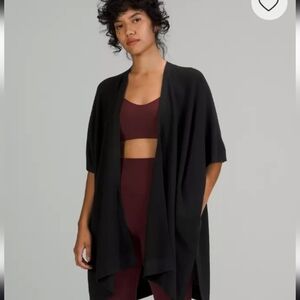Lululemon Merino Wool Short Sleeve Wrap Sz XS/S Gorgeous
